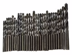 Stort parti borrar -  133 st - Olika storlekar 1 - 7,5 mm, Metallborr / HSS