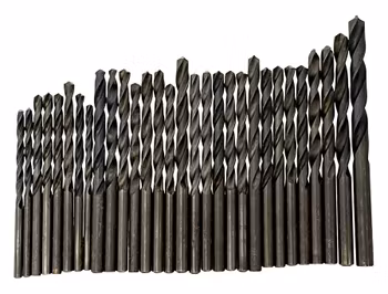 Stort parti borrar -  133 st - Olika storlekar 1 - 7,5 mm, Metallborr / HSS