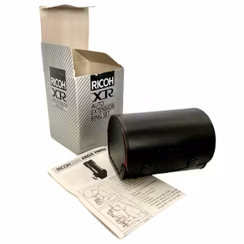 Ricoh XR Auto Extension Ring Set - NYTT / OANVÄND - Komplett med fodral & originalkartong