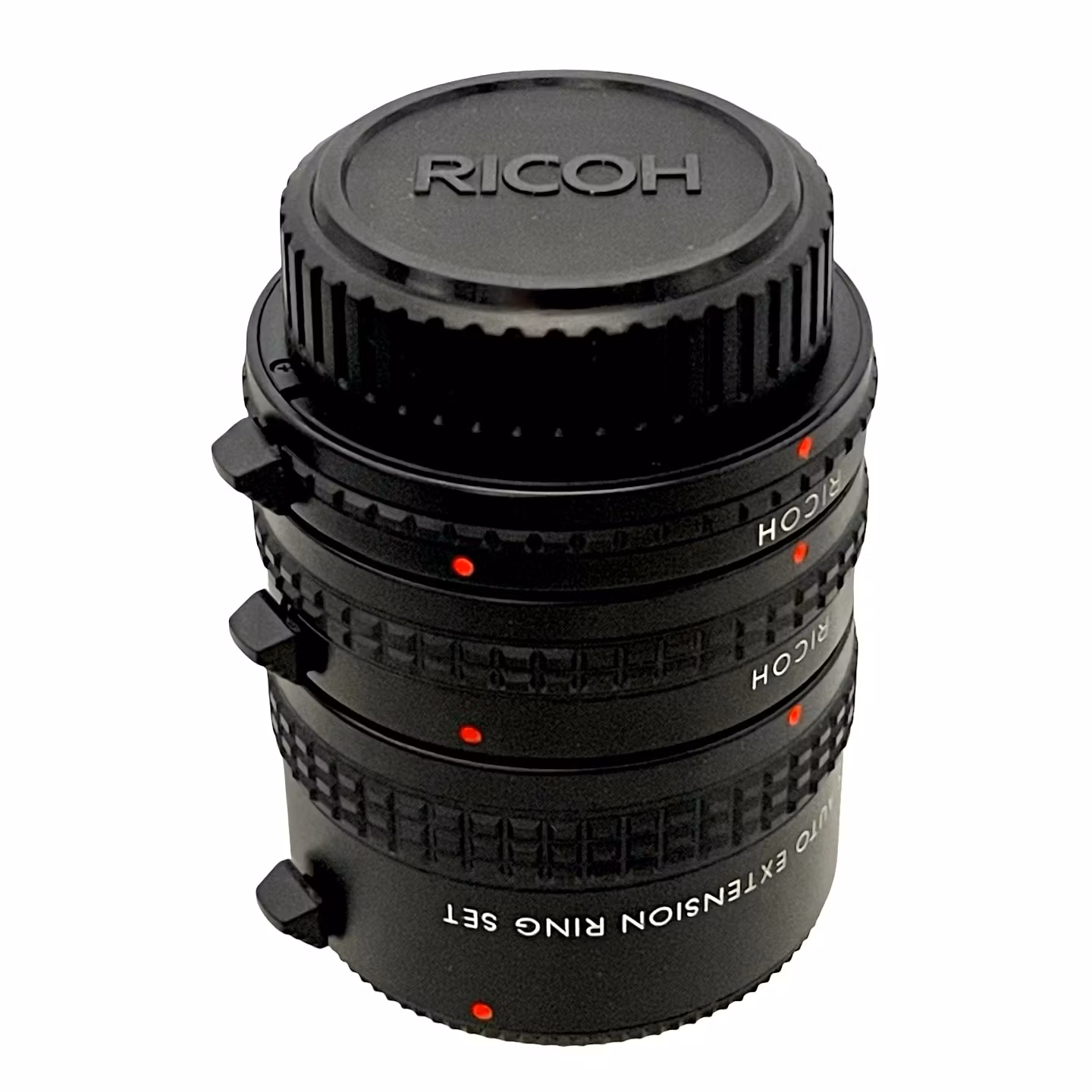 Ricoh XR Auto Extension Ring Set - NYTT / OANVÄND - Komplett med fodral & originalkartong