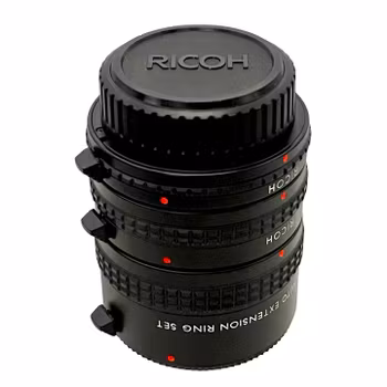 Ricoh XR Auto Extension Ring Set - NYTT / OANVÄND - Komplett med fodral & originalkartong