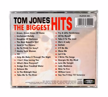 Tom Jones - The Biggest Hits (CD) - Ny / Inplastad