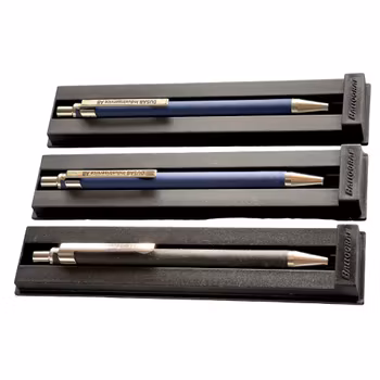 Ballograf DUSAB Industriservice AB - 3 st pennor - originalask - vintage reklam