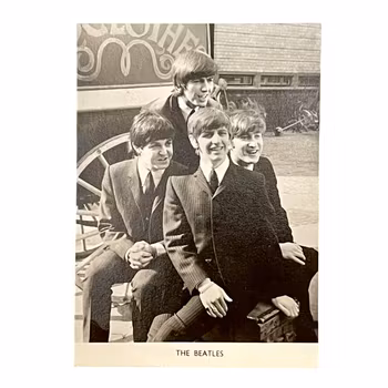Vintage fotokort - The Beatles  1960-tal