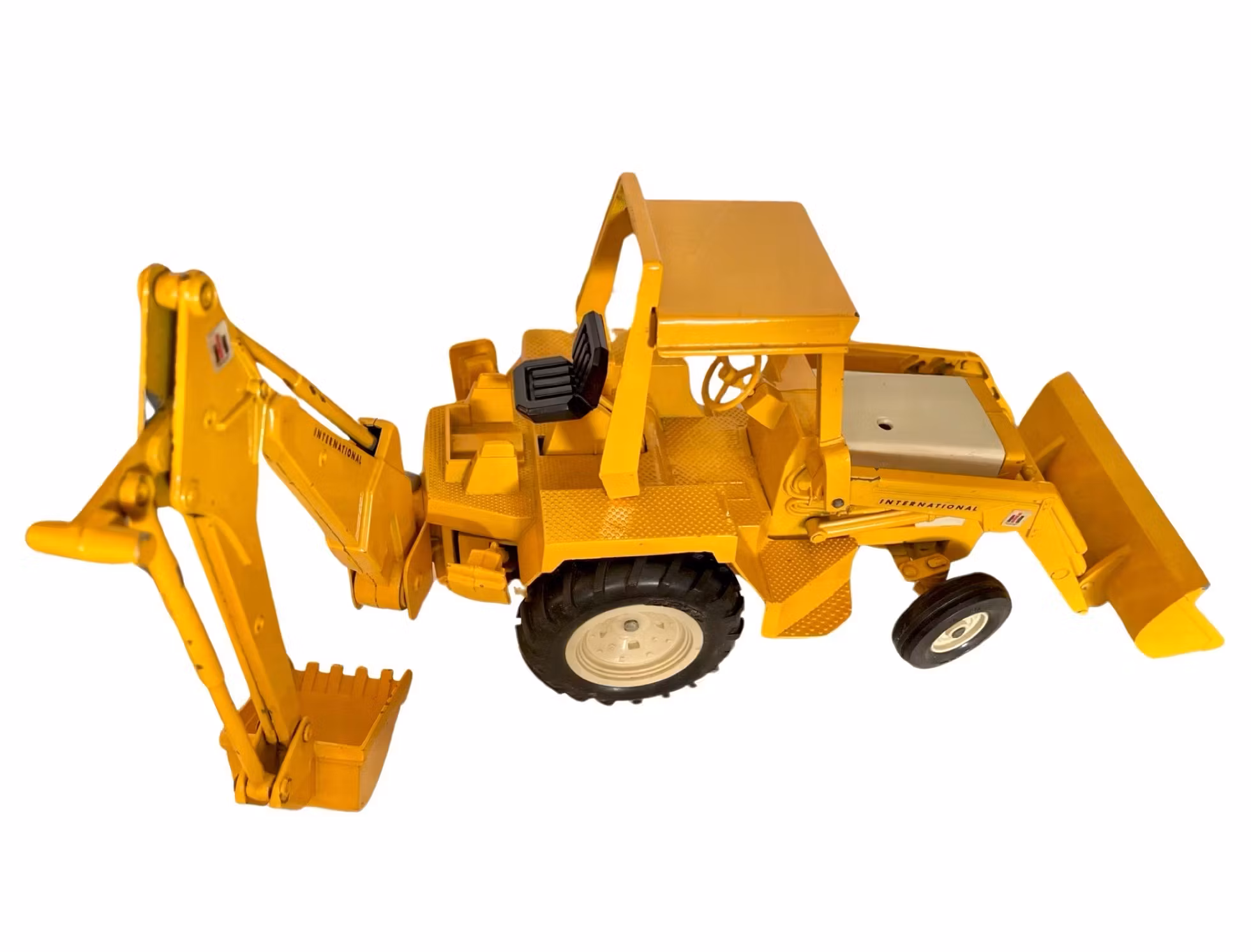 Vintage Ertl International Harvester Grävlastare - Diecast Metall - Made in USA