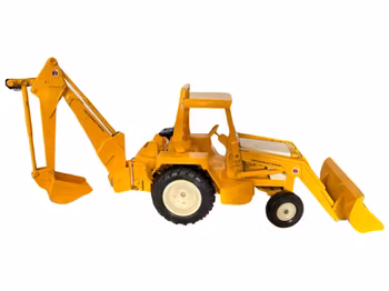 Vintage Ertl International Harvester Grävlastare - Diecast Metall - Made in USA