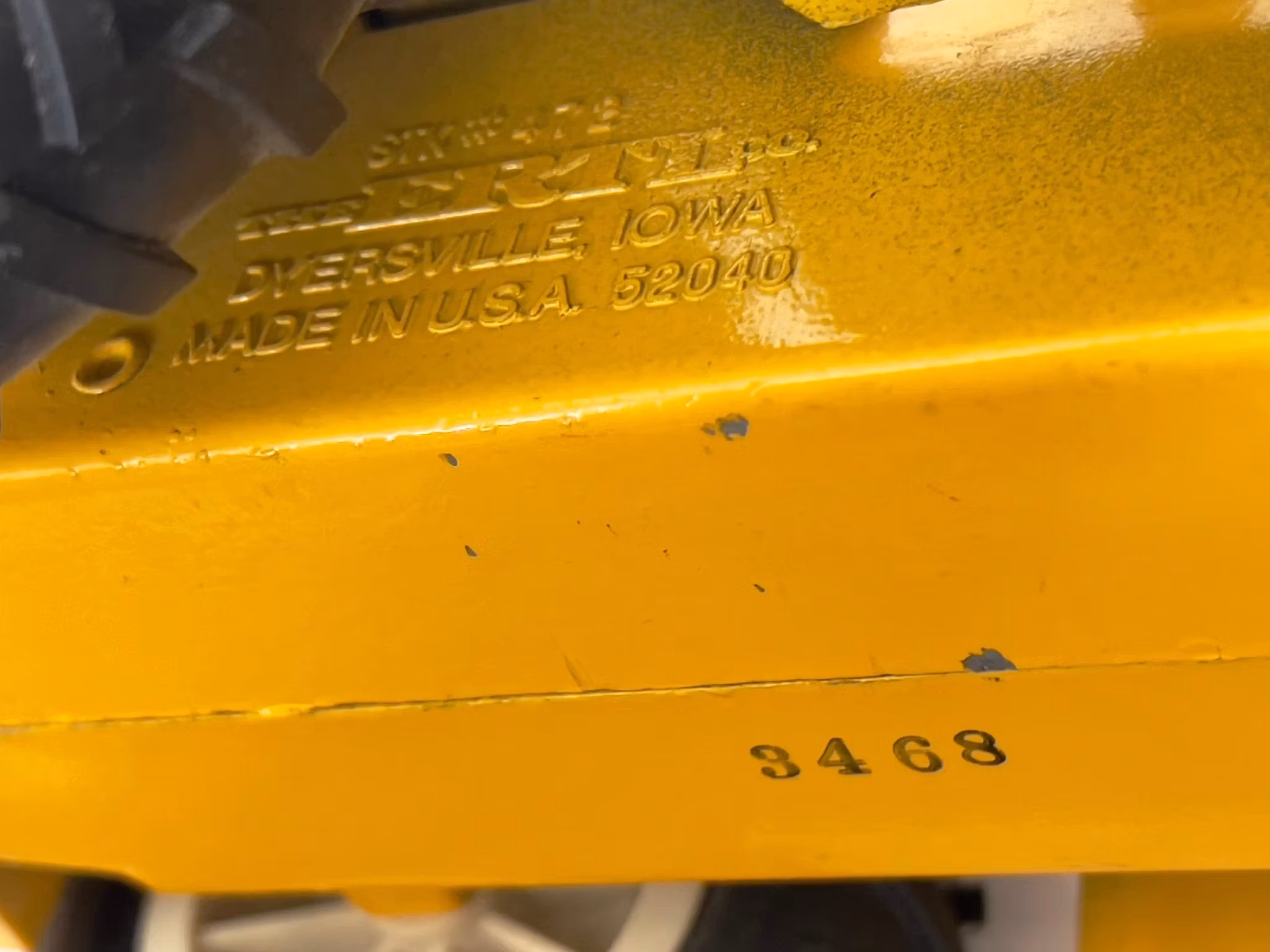 Vintage Ertl International Harvester Grävlastare - Diecast Metall - Made in USA