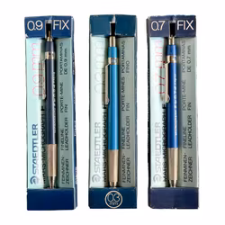 Staedtler Mars Micrograph F - Vintage-mekaaniset lyijykynät (0,3 / 0,7 / 0,9 mm) - alkuperäispakkauksessa