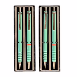 rOtring Tikky - Vintage set med stiftpenna + kulspetspenna (mintgrön) -  i originalask