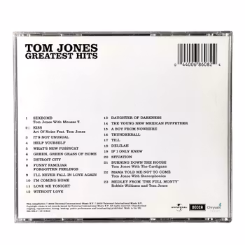 Tom Jones - Greatest Hits (CD, 2003) erittäin hyvässä kunnossa