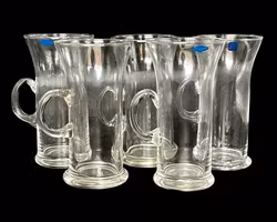 Arabia / Nuutajärvi Finland - 5 varmebestandige glass med håndtak