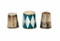 3 st vintage fingerborgar - silver/silverpläterat - graverade & dekorativa - samlarobjekt