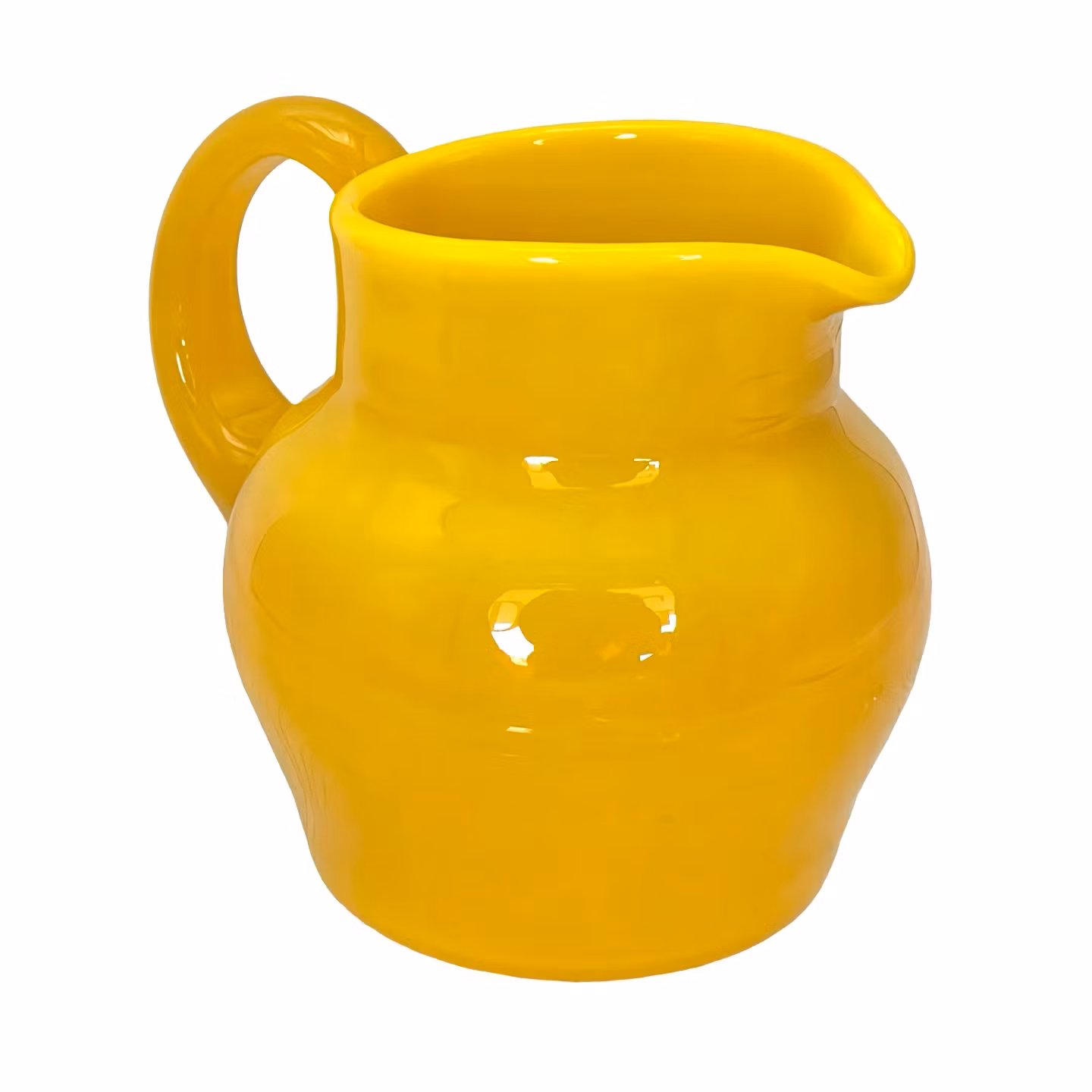 Erik Höglund - Brocca in vetro giallo - Boda, vetro artistico svedese