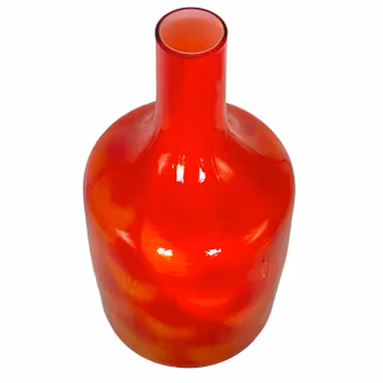 Vas i konstglas - Peacock - Elme glasbruk