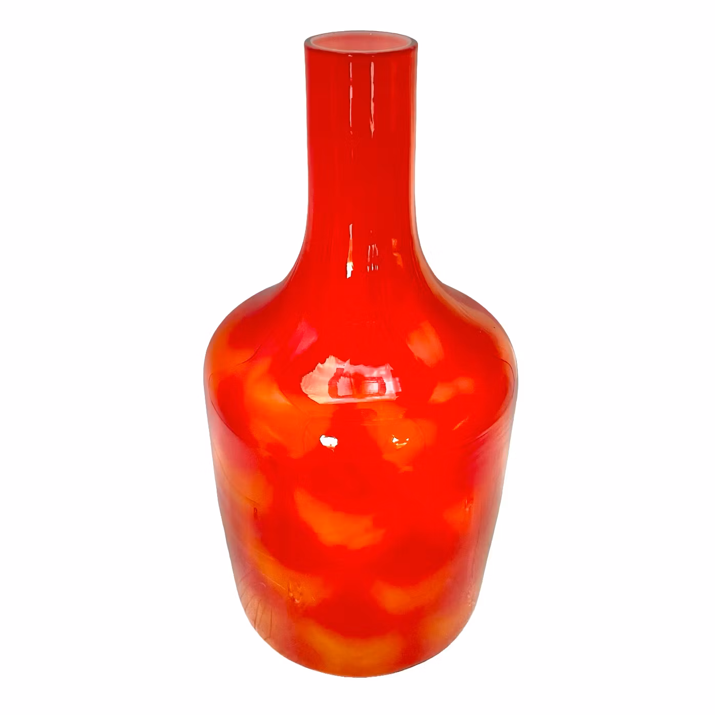 Vas i konstglas - Peacock - Elme glasbruk