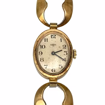 Vintage naisten rannekello Ankra - Mekaaninen - Soikea kuori