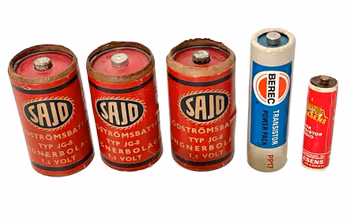 Äldre batterier - SAJD, BEREC, Hellesens