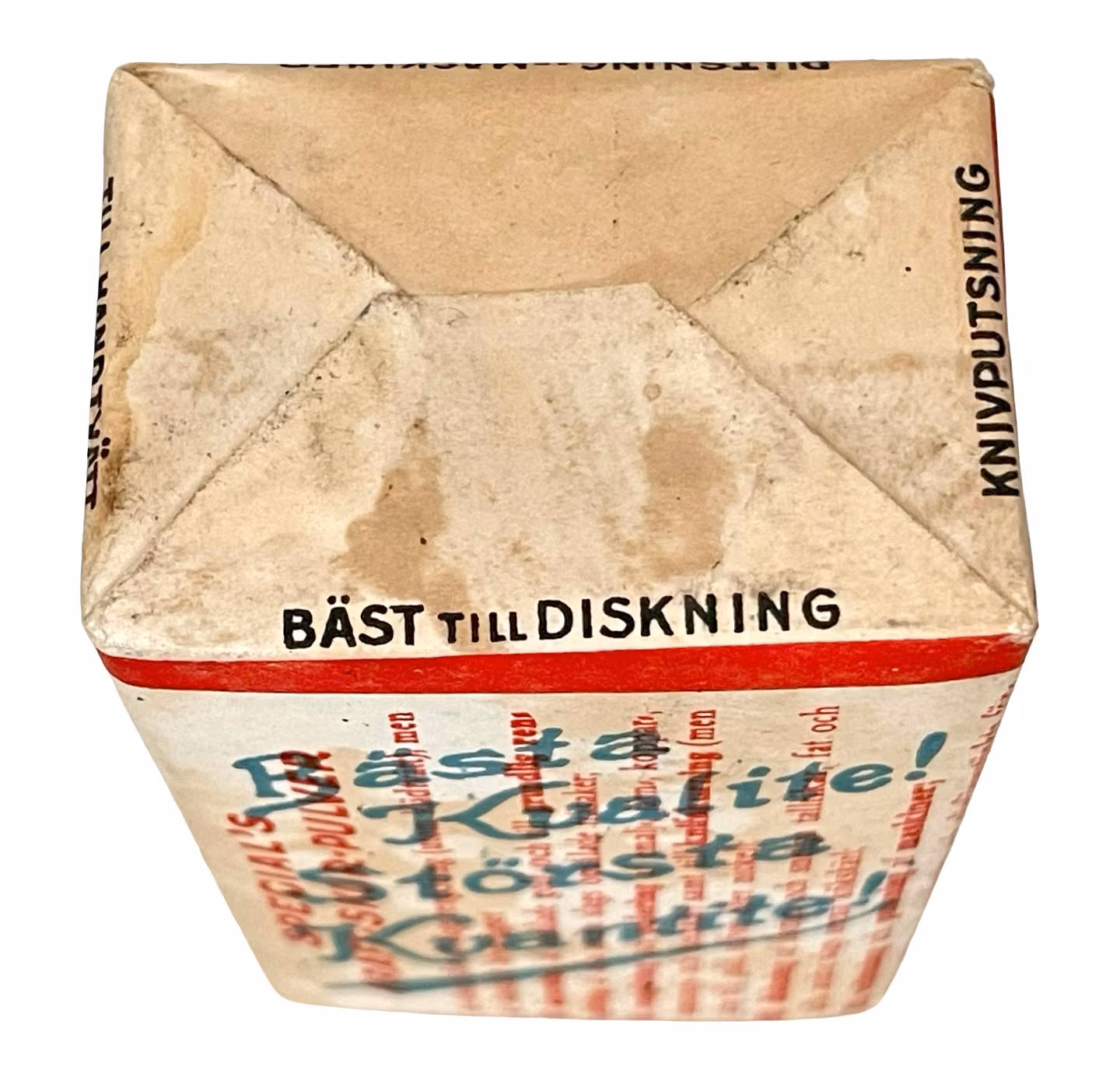Antik förpackning - Special's Kraft-Skur-Pulver, Fabriken Special, Lund tidigt 1900-tal