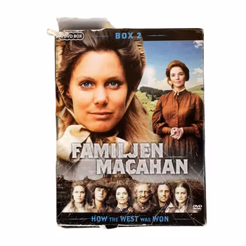 Rodzina Macahan - Pudełko 2 - Jak zdobyto Dziki Zachód - pudełko DVD (5 płyt DVD) - płyty w doskonałym stanie