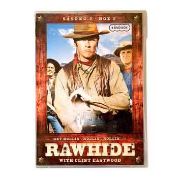 Tytuł: Rawhide – sezon 2, zestaw pudełkowy 2 (4 płyty DVD) – Clint Eastwood
