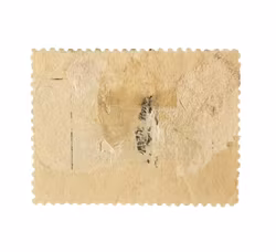 Antikt kinesiskt frimärke - Kinesiska imperiet, 2 Cents