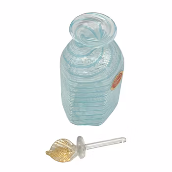 Äkta Murano parfymflaska med lock - Handgjort konstglas, Italien