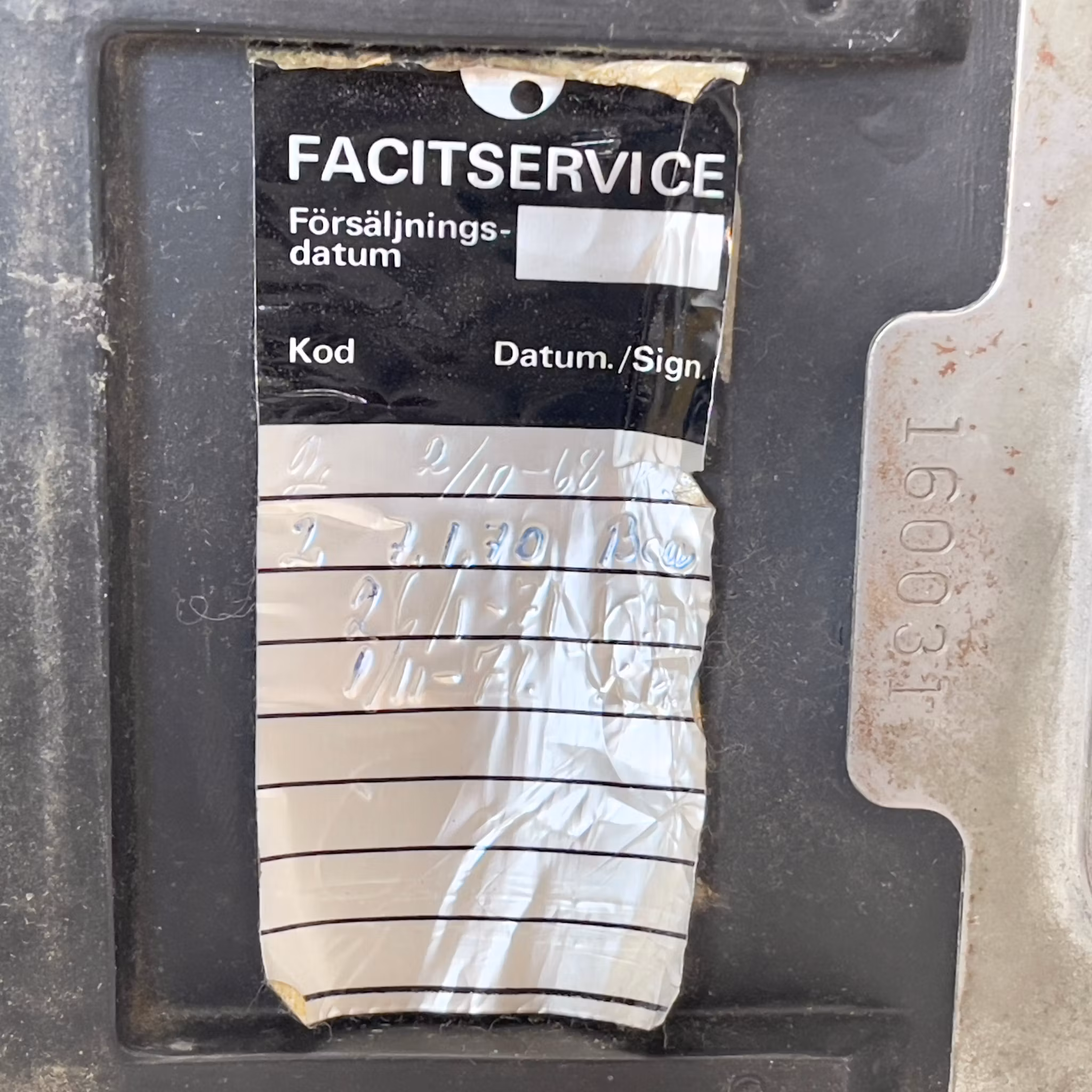 Vintage FACIT mekanisk räknemaskin - Sweden