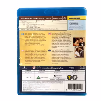 Pretty Woman - Blu-ray - Richard Gere i Julia Roberts