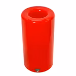 Orrefors Sweden - Röd Glasvas / Ljuslykta