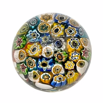 Murano millefiori brevpress i konstglas - Hantverk - Italien