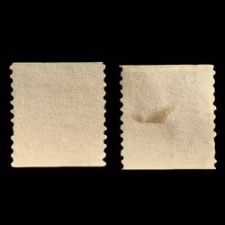 Sverige - Gustav V 20 öre - två frimärken - Klassiska svenska frimärken - Stämplade