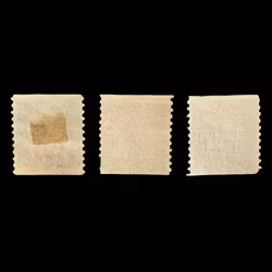 Sverige - Gustaf II Adolf 20 öre Klassiska svenska frimärken - 3 st - Stämplade