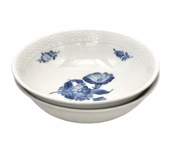 Royal Copenhagen - 2 st exklusiva skålar No 8156 - Blå Blomma, Danmark