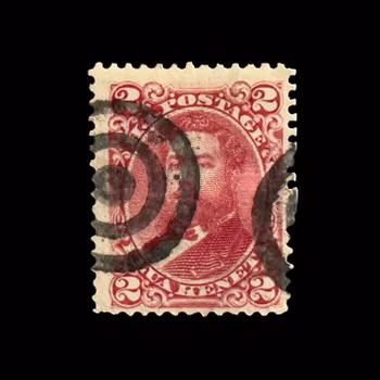 Hawaii - Elua Keneta (2 cents) - 1883 King Kalākaua - Cancelled stamp