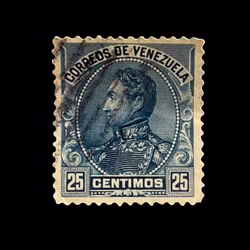 Venezuela - Frimärke 25 céntimos Simón Bolívar - Stämplat