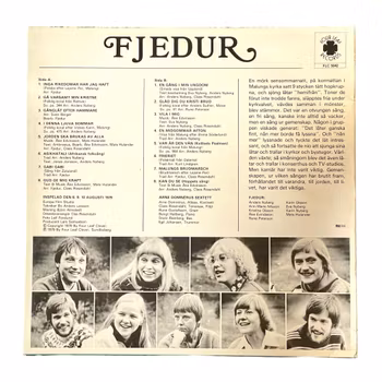 Vinyl LP - FJEDER - Fjeder (1979) Swedish folk / show - Original press