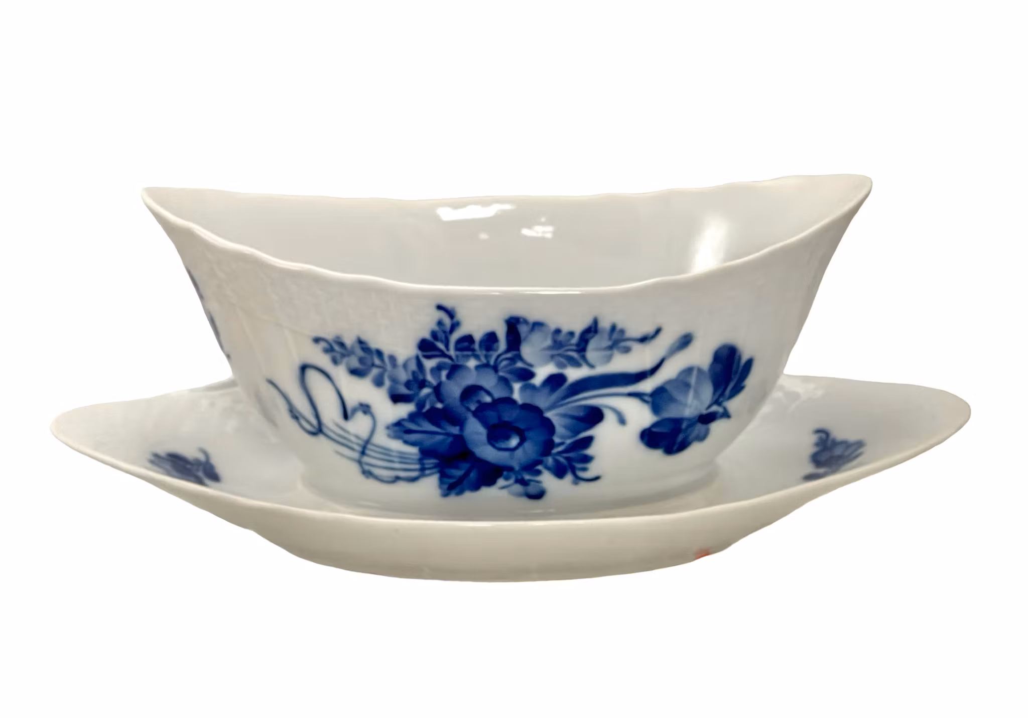 Royal Copenhagen - Saucer, Fleurs bleues - Porcelaine peinte à la main - Danemark