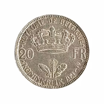 Belgium 20 Francs 1935 - Leopold III - Silver coin