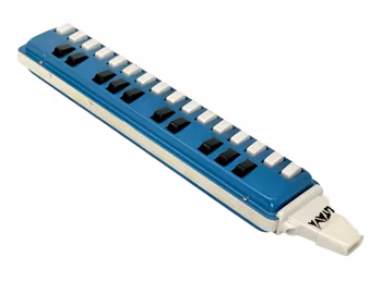 Zabytkowa melodyka / Instrument dęty z futerałem, Czechosłowacja