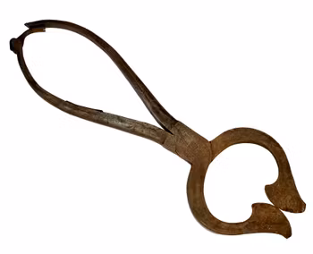 Antik smidestång / Smedverktyg - 1700/1800-tal - Handsmidd järn