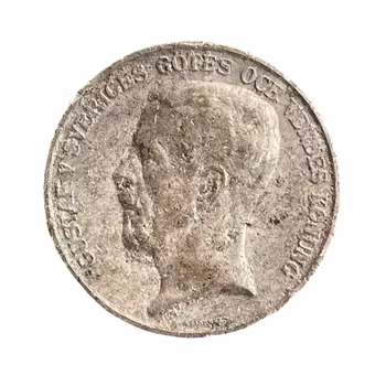 Silver Medal - Gustaf V - Adolf Lindberg 1910 - Horse Breeding - 990/1000 silver