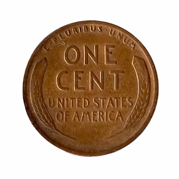 USA 1 Cent 1927 - Lincoln Wheat Penny - Original coin