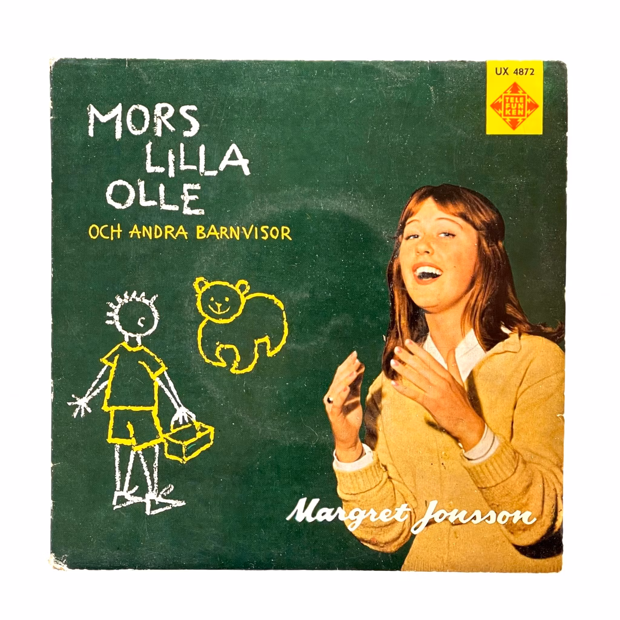 EP in vinile - Margret Jonsson - La piccola Olle della mamma e altre canzoni per bambini - Telefunken UX 4872