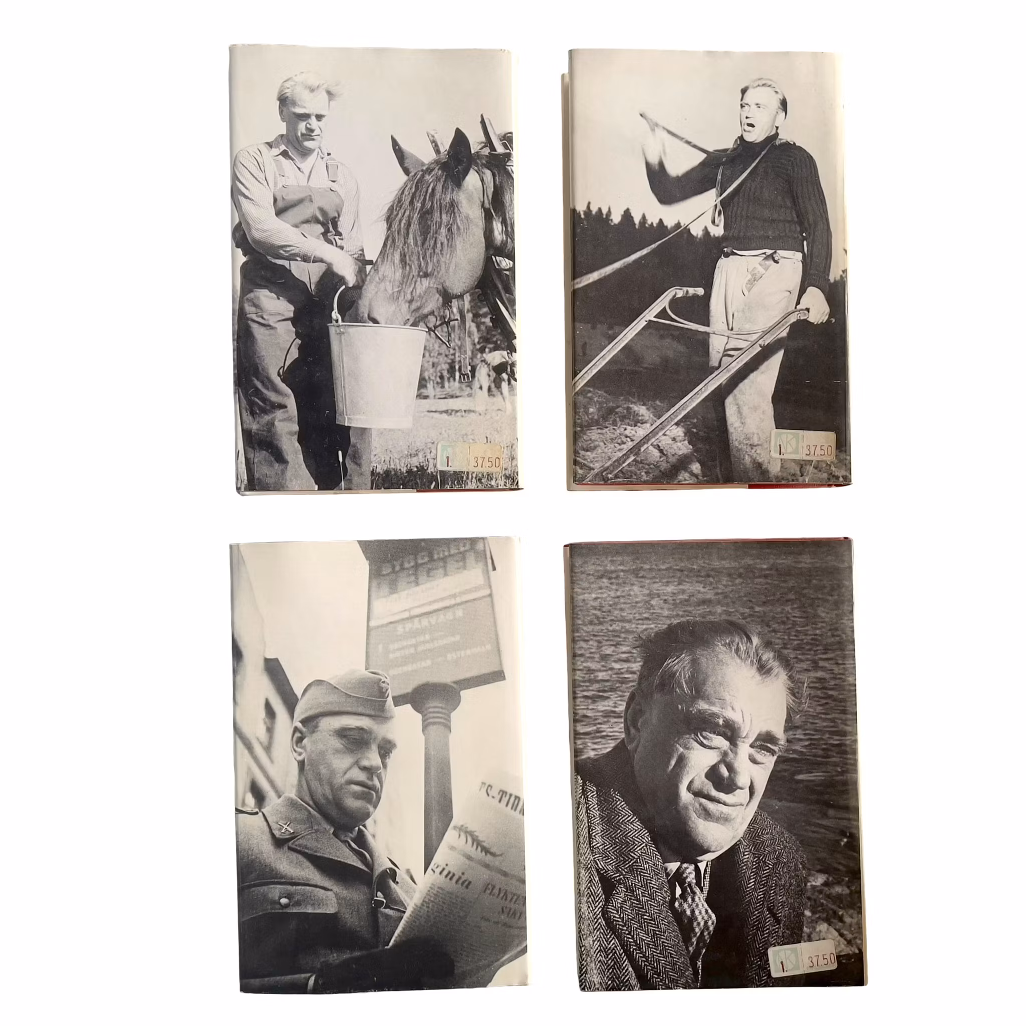 Exklusiv Boksamling - Vilhelm Moberg 4 klassiska inbundna originalutgåvor - Bonniers