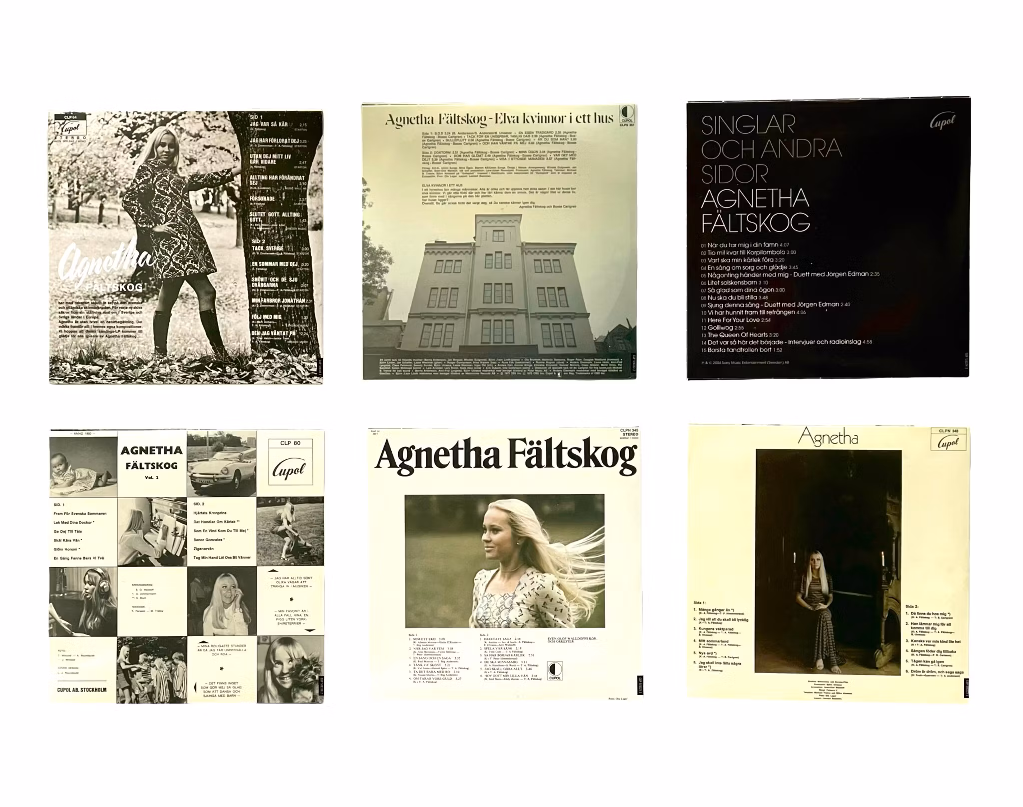 AGNETHA FÄLTSKOG - DE FÖRSTA ÅREN 1967-1979 Exklusiv box CD original album - Samlar objekt