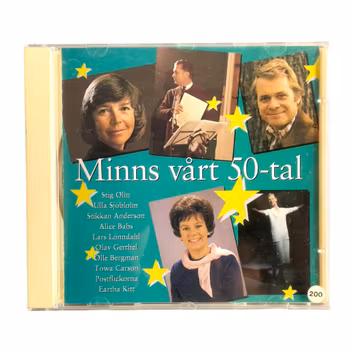 Minns vårt 50-tal - Svenska klassiker - Nostalgisk CD