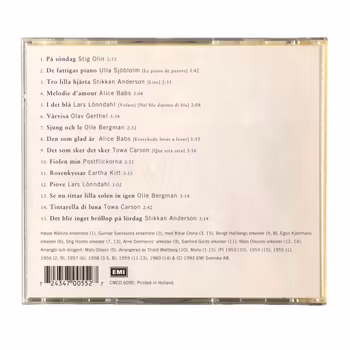 Minns vårt 50-tal - Svenska klassiker - Nostalgisk CD