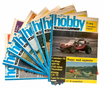 ALLT OM HOBBY - Komplett årgång 1981 (Nr 1-8)