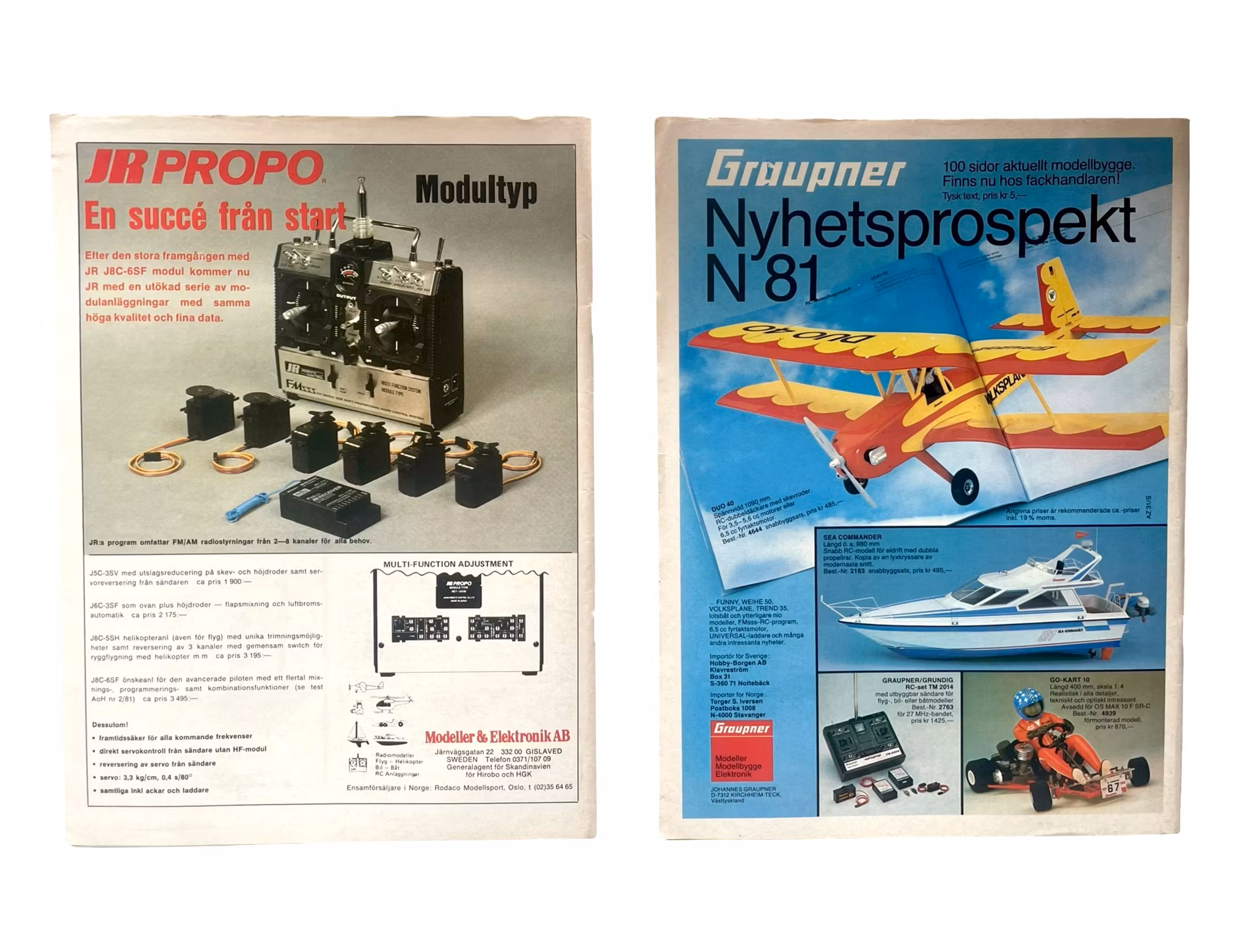 ALLT OM HOBBY - Komplett årgång 1981 (Nr 1-8)