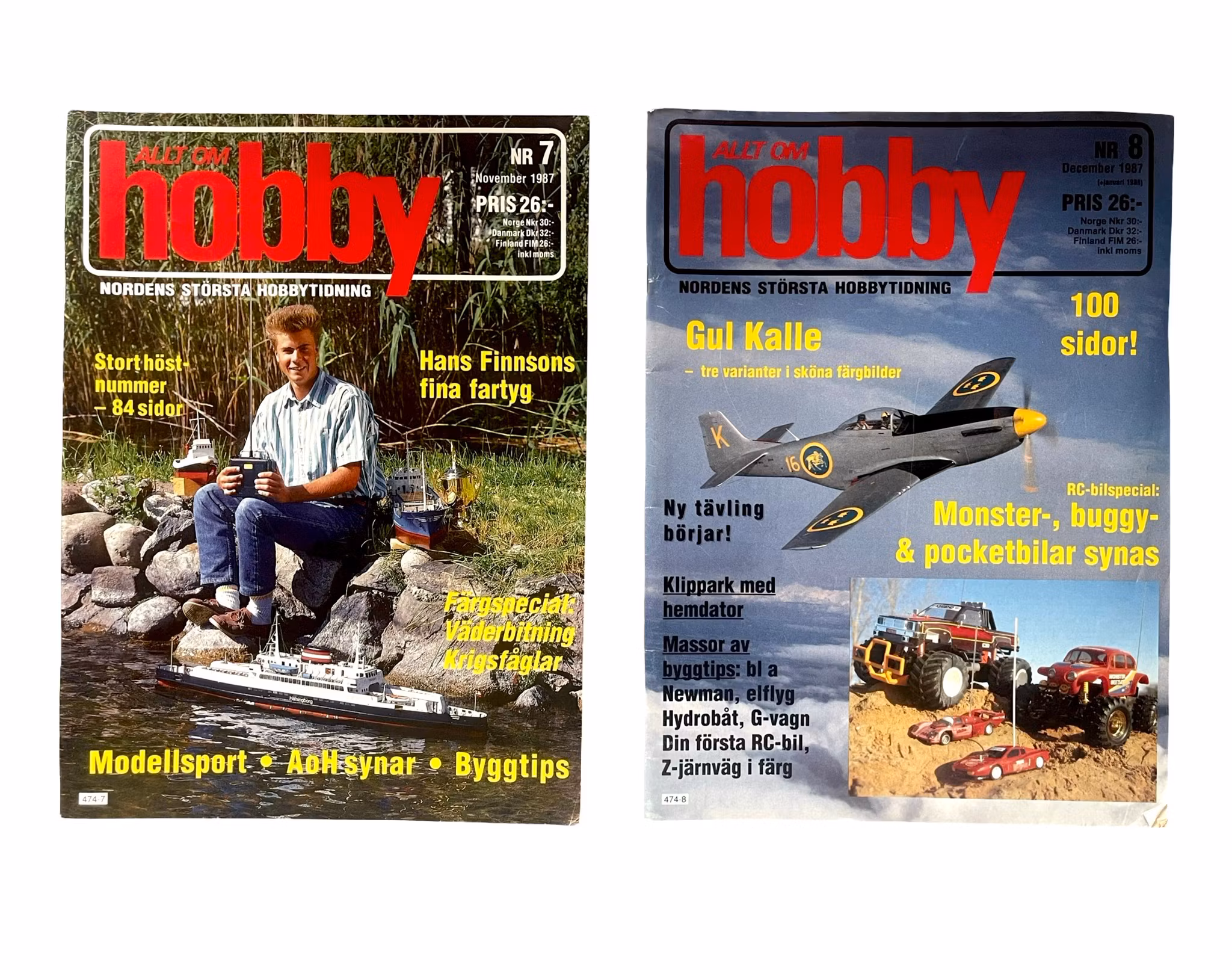 ALLT OM HOBBY - Komplett årgång 1987 (Nr 1-8)